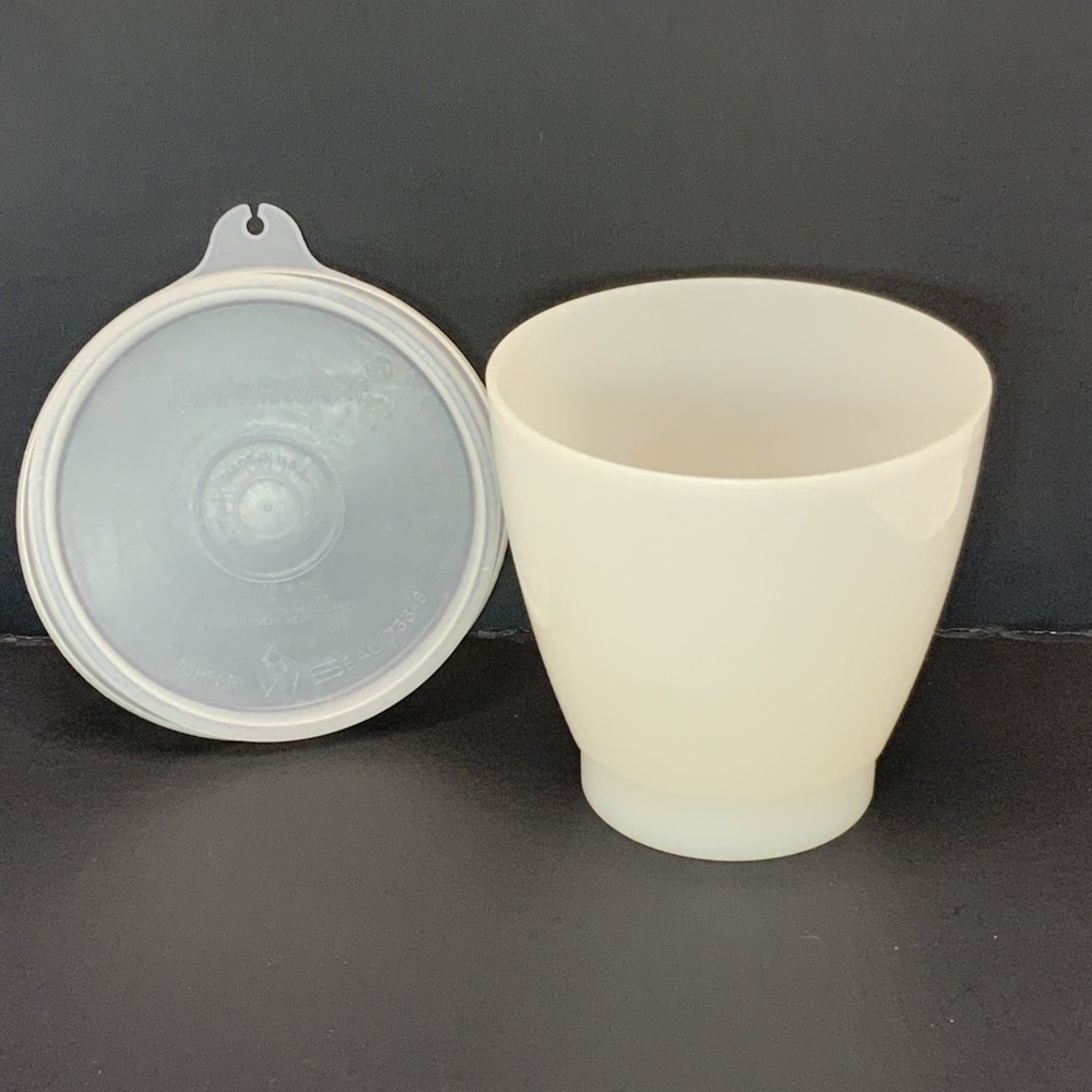 Vintage Tupperware Condiment Caddy Replacement Container #758 With Lid